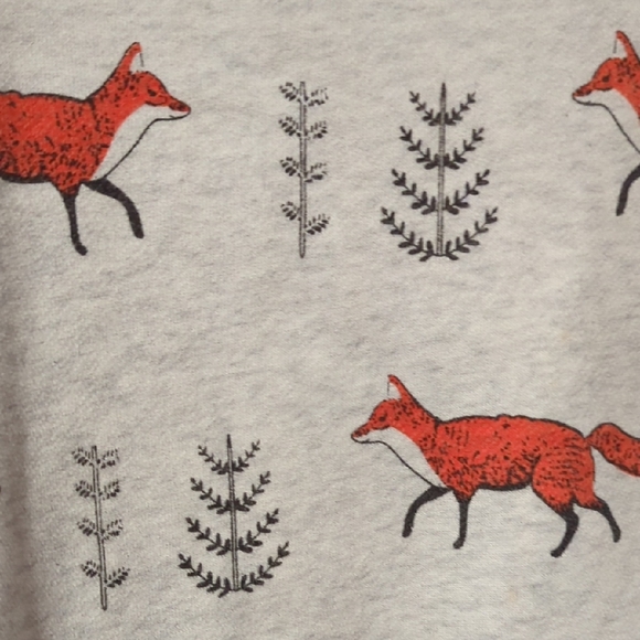 Charming Fox Print Women's Sweatshirt - Picture 2 of 4